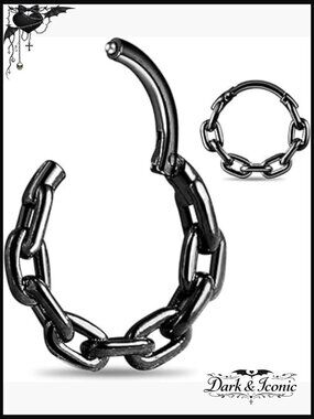316L Stainless Steel Septum Ring Nose Ring Daith Earring Helix Cartilage Hoop